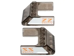 Windscreen 4 x 4 x 1 with Orange SW Alien Characters on White Background Pattern on Both Sides (Stickers) - Sets 75014 / 75049