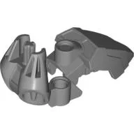 Large Figure Foot, Type 1 / Flat Silver