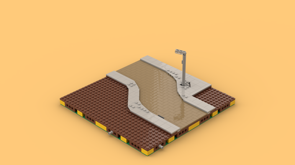 Lego Dutch Road Bricks One-way S-shape MILS 32x32