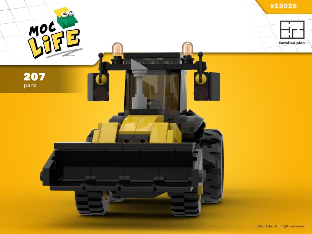 Lego Case loader backhoe