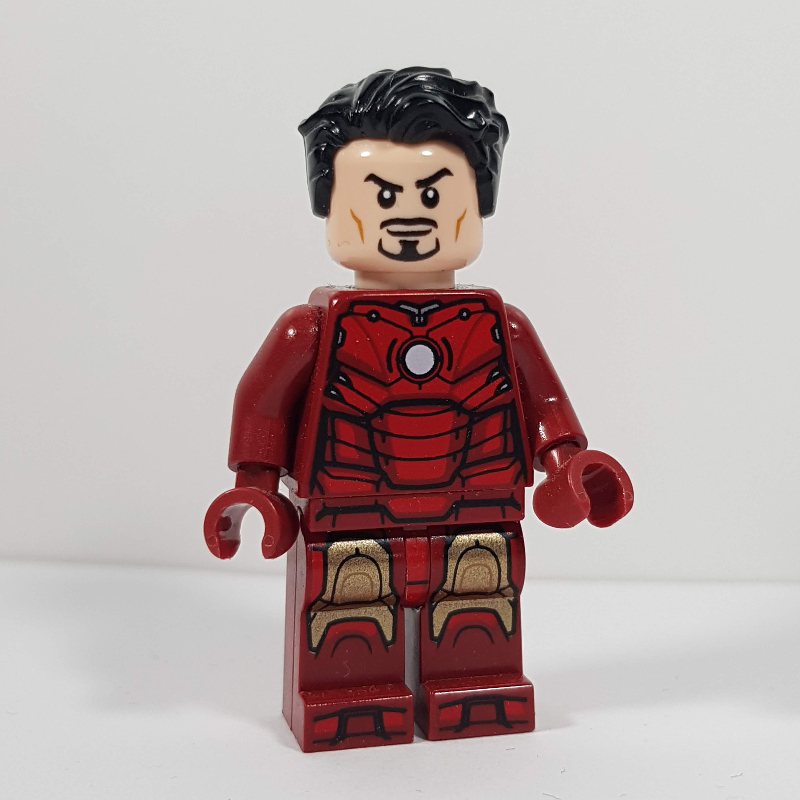 Lego Iron Man Mark 3 Armor, Black Hair