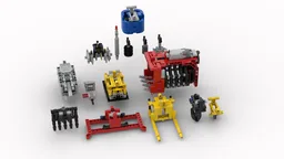 Excavator attachments for pauls quick coupler