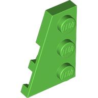 Lego Wedge Plate 3 x 2 Left / Bright Green