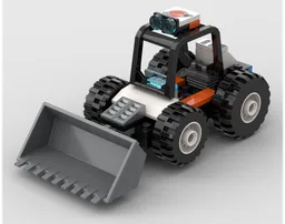 Space Backhoe Loader D-Model - Dozer & Crane