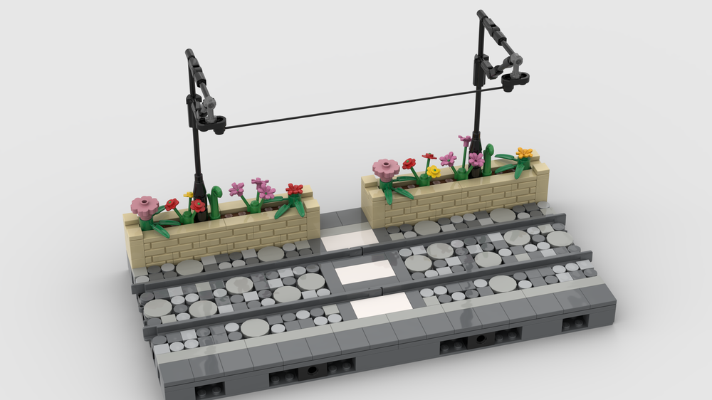 Lego Modular Tram tracks