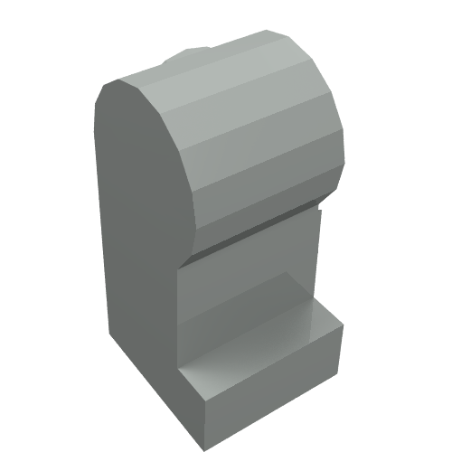 Lego Leg, Right / Light Gray