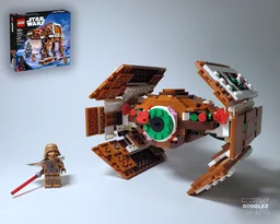 Gingerbread TIE/ad Advanced x1 (40806 Alternate Build)