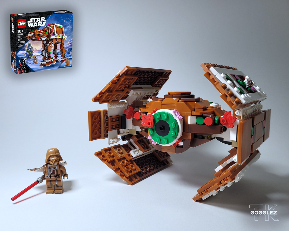 Lego Gingerbread TIE/ad Advanced x1 (40806 Alternate Build)