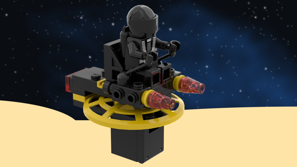 Lego Blacktron Container Skimmer MOC