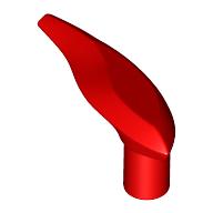 Lego Large Figure Barb / Horn, Flame / Red