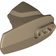 Lego Large Figure Limb Cover, Size 5, Armor with Ball Joint Socket / Dark Tan