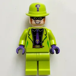 The Riddler in Lime Suit with Black Shirt