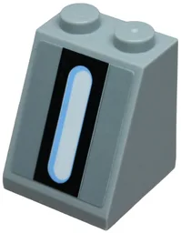 Slope 65 2 x 2 x 2 with Bottom Tube with SW Death Star Wall Light Pattern (Sticker) - Set 75159