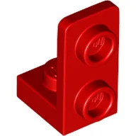 Bracket 1 x 1 - 1 x 2 Inverted / Red