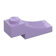 Brick Curved, 3 x 1 with 1/3 Inverted Cutout / Lavender