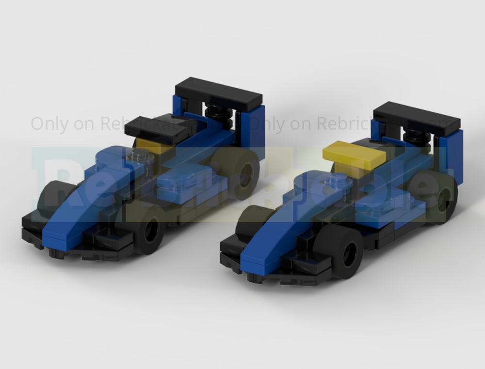 Lego 2024 Williams FW46 Formula 1 Cars - Half Speed Champions Scale