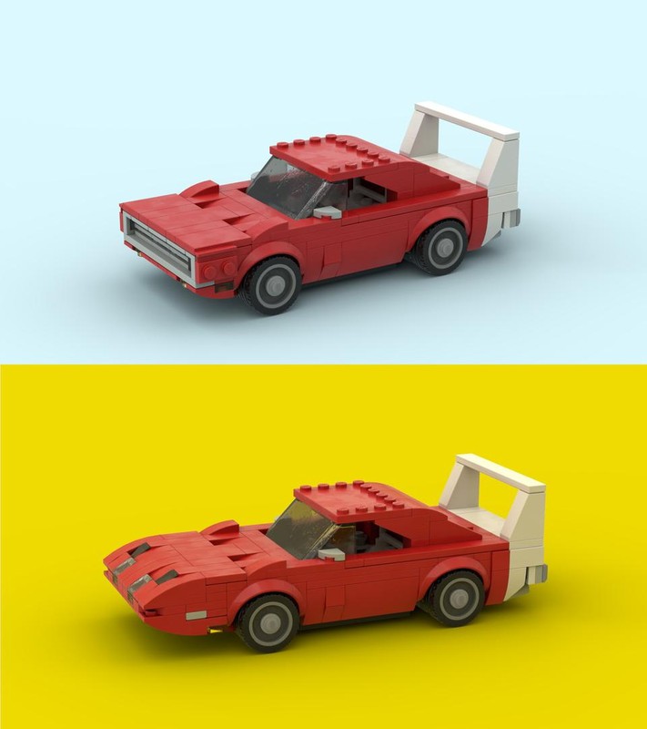 Lego 1969 Dodge Charger (Daytona front end option)