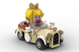 Mario Kart Baby Peach's White Royale