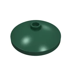Dish 3 x 3 Inverted [Radar] / Dark Green