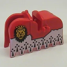 Animal / Creature Accessory, Horse Barding with Lion Head (Royal Knights) Print