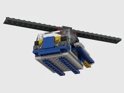 Split Tail Helicopter