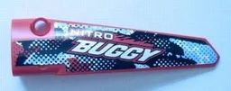 Technic, Panel Fairing # 5 Long Smooth, Side A with 'NITRO BUGGY' Pattern (Sticker) - Set 8048