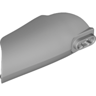Lego Large Figure Limb Cover, Armor with Ball Joint Socket and 2 Holes [Plain] / Light Bluish Gray