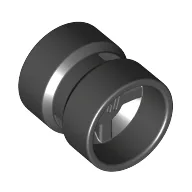 Wheel 8 x 9 with Hole Notched for Wheels Holder Pin / Black