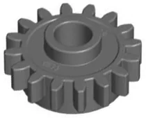 Technic Gear 16 Tooth with Clutch [Smooth]
