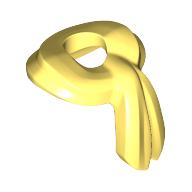Lego Minidoll Neckwear Scarf Wrapped Around Neck / Bright Light Yellow