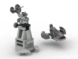 Imperial Scanner Tower and Speeder (7657-1 AT-ST alt)
