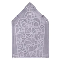 Tile Special 2 x 3 Pentagonal with Silver Stars/Circles (Tiara) Print / Trans-Clear