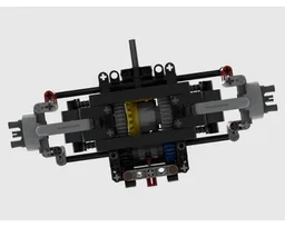 Differential-locked front Axle