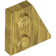 Wedge Plate 2 x 2 Right / Pearl Gold