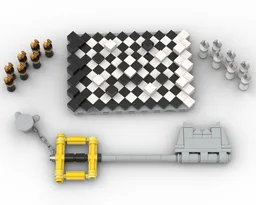 Kingdom Hearts Chess and Keyblade