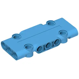 Technic Panel 3 x 7 x 1 / Dark Azure