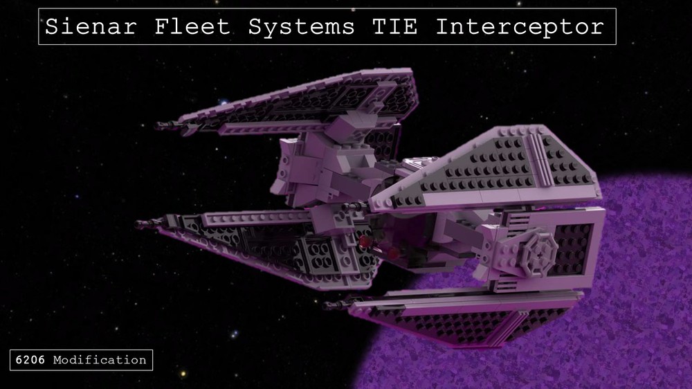 Lego 6206 Mod Tie Interceptor