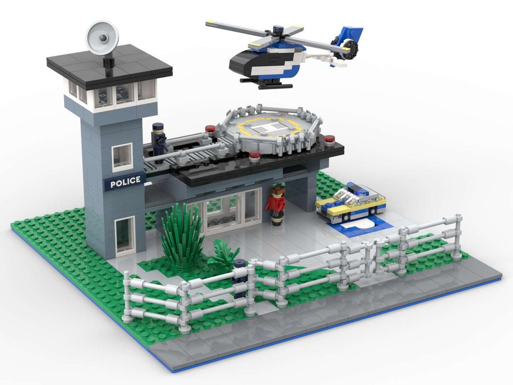 Lego Homage to set 354 - Police Heliport