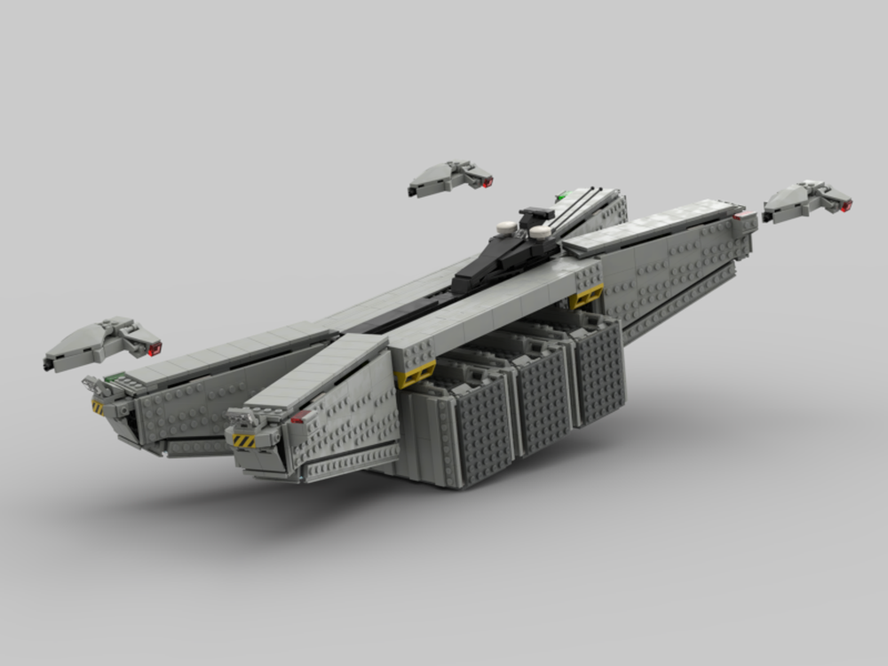 Lego Futuristic Military Dropship