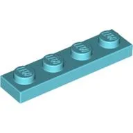 Plate 1 x 4 / Sky Blue