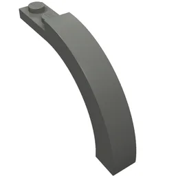 Brick Arch 1 x 6 x 3 1/3 Curved Top / Dark Bluish Gray