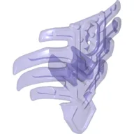Large Figure Torso Cover, Armour, Ribbed / Trans-Purple