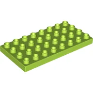Duplo Plate 4 x 8 / Lime