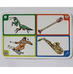 Game Card, Creationary, 112 Praying Mantis / [No Color/Any Color]