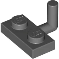 Plate Special 1 x 2 with Bar Up [Horizontal Arm 6mm] / Dark Bluish Gray