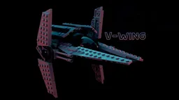 Imperail V-wing (with stand)