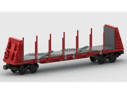 US Bulkhead Flat Car