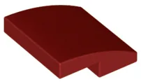 Brick Curved 2 x 2 x 2/3 / Dark Red