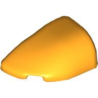 Lego Brick Round, Curved Double 3 x 2 Beveled with Stud Notch Left / Bright Light Orange