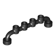 Bar 1 x 6 [Closed Studs] / Black